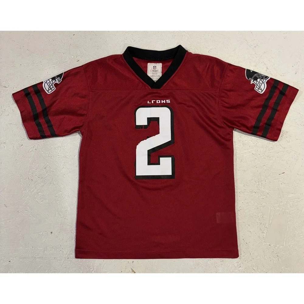 Matt Ryan Atlanta Falcons Jersey Youth XL Home Red #2 Football NFL‎ Boys